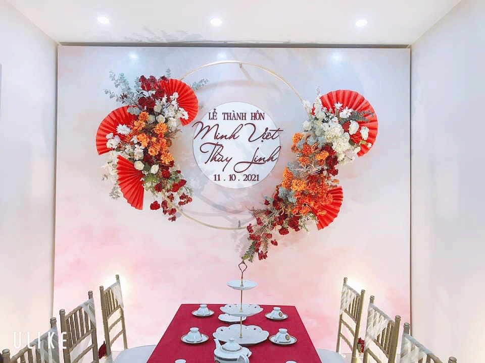 phông cưới nón lá truyền thống