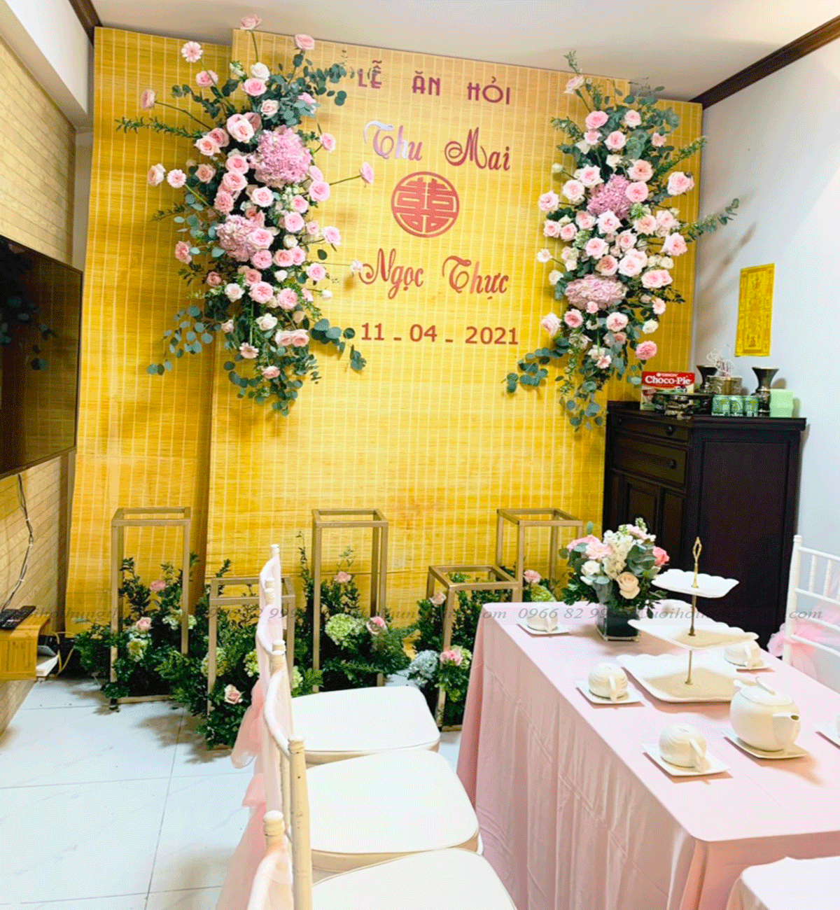 phông cưới nón lá truyền thống